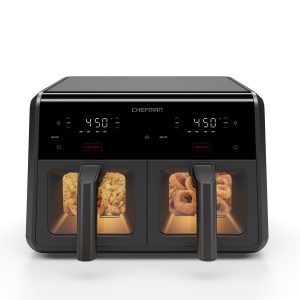 9 Qt. TurboFry  Dual Basket Air Fryer with DC Motor